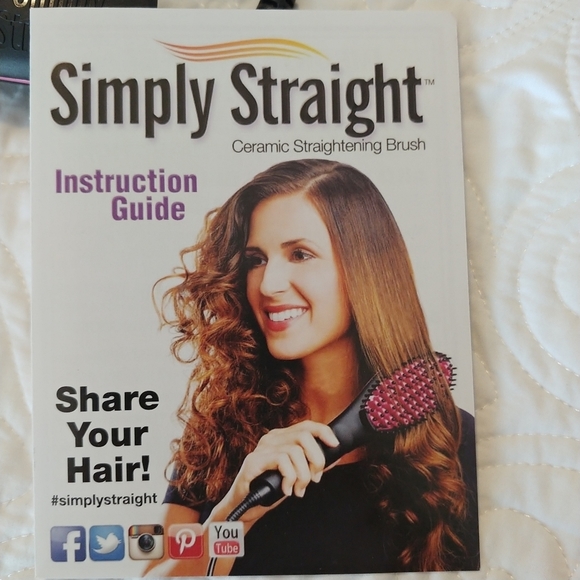 simply Straight Other - NIB Simply Straight Ceramic Straightening Brush